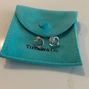 Tiffany & Co Open Heart Earrings